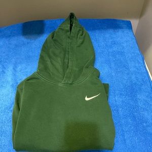 Forest Green Boys Nike Hoodie size M